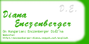 diana enczenberger business card